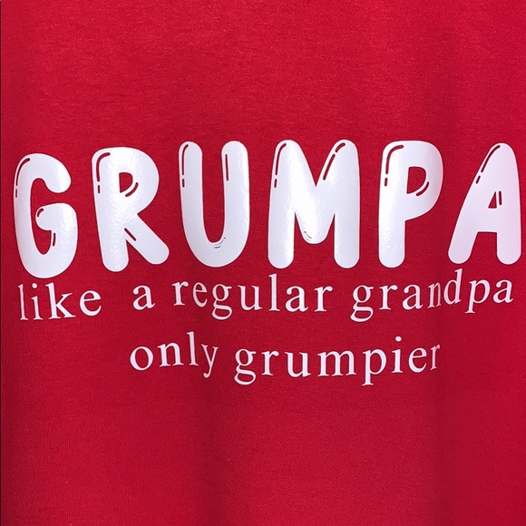 Grandpa Cute Gift T Shirt GRUMPA - Picture 1 of 1